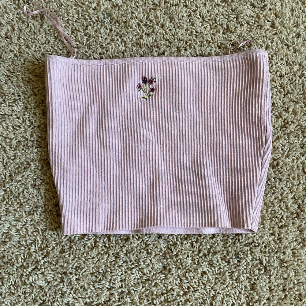 purple tube top